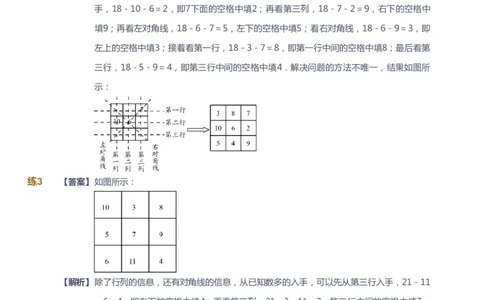 课本+自我巩固+课堂落实（答案）_《爱学习》小学初中数学和奥数资料_高斯数学爱学习课件_4奥数思维创新_二年级高斯数学思维创新_秋高斯数学2阶思维创新