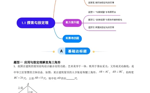 1.1探索勾股定理（题型专练）（教师版）_北师大初中数学_8上-北师大版初中数学_初中数学北师大8上-2025秋季新版_第二套推荐25_04课件+教案+学案+练习（第4套）齐全_练习