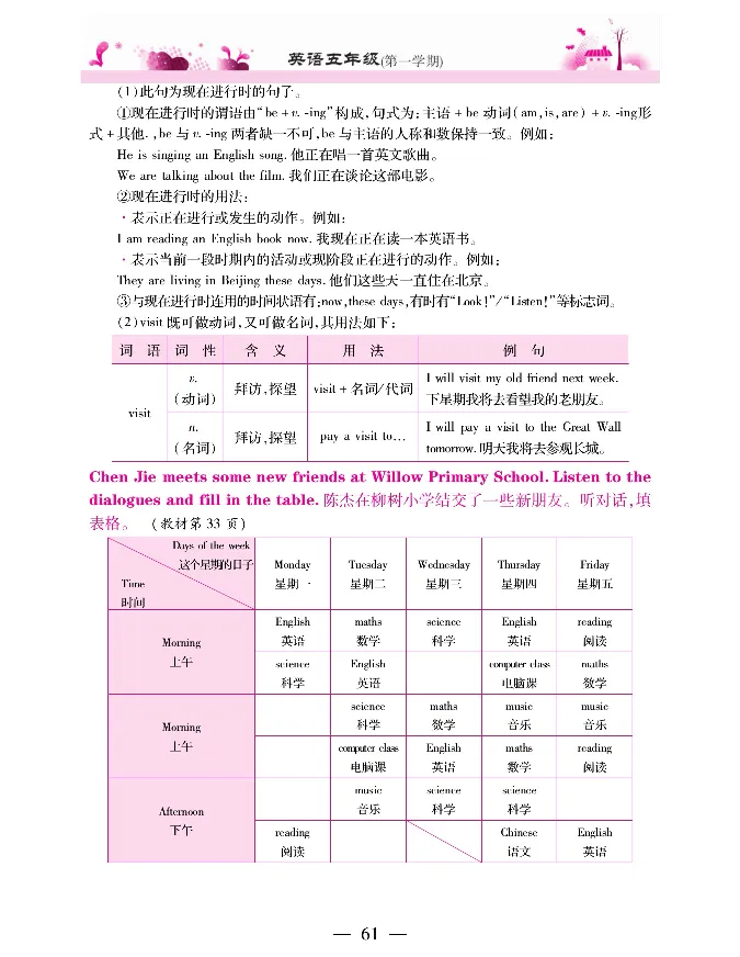 新教材完全解读人教pep英语5年级上_《教材全解》小学1-6年级_《新教材完全解读》_小学英语