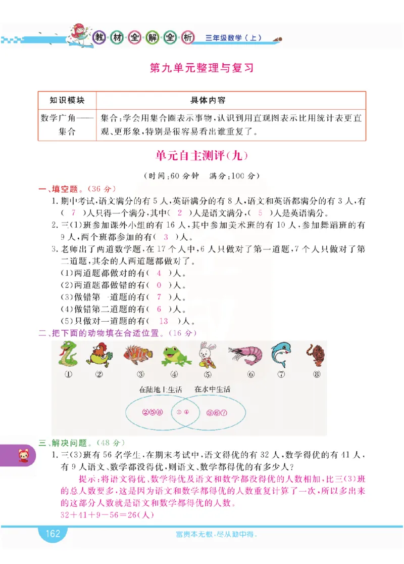 小学教材全解全析-人教数学3上_《教材全解》小学1-6年级_《小学教材全解全析》_1-6年级上册_数学