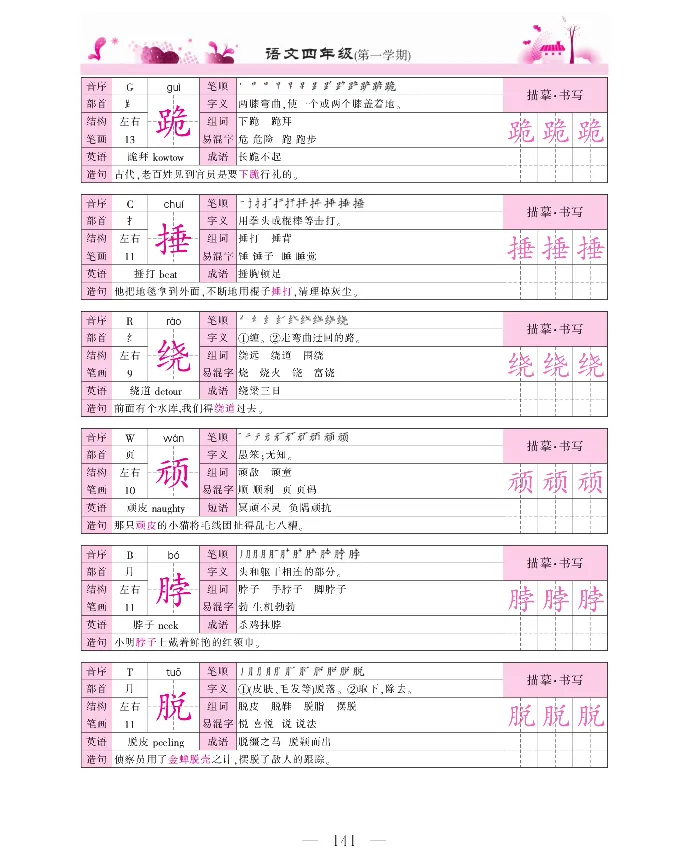 新教材完全解读语文4年级上_《教材全解》小学1-6年级_《新教材完全解读》_小学语文