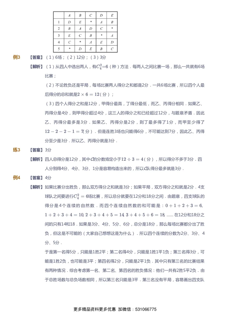 课本+自我巩固+课堂落实（答案）_《爱学习》小学初中数学和奥数资料_高斯数学爱学习课件_4奥数思维创新_六年级高斯数学思维创新_暑数学6阶思维创新