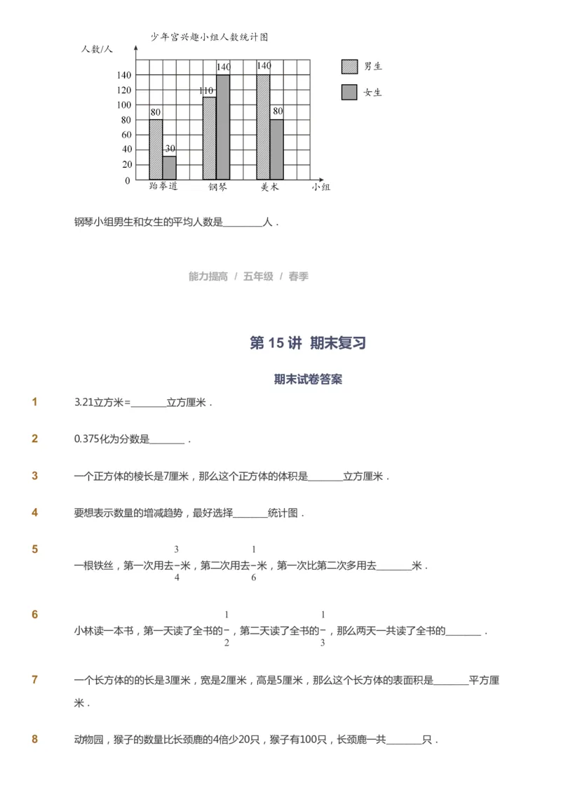 课本+自我巩固+课堂落实_《爱学习》小学初中数学和奥数资料_高斯数学爱学习课件_8北师小学能力提高_爱学习北师大1-6能力提高课件5+6_数学5阶能力提高_春数学5阶能力提高