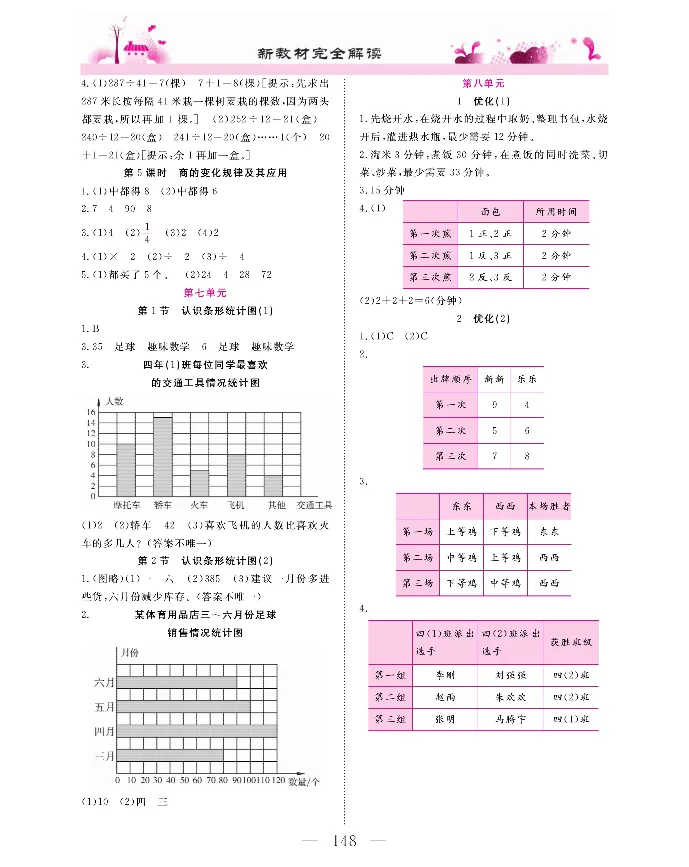 新教材完全解读数学4年级上_《教材全解》小学1-6年级_《新教材完全解读》_小学数学