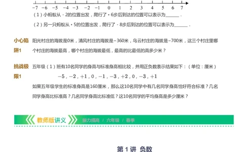 课本+自我巩固+课堂落实-gs_《爱学习》小学初中数学和奥数资料_高斯数学爱学习课件_1人教小学能力提高_6年级能力提高课件春秋寒暑_春数学6阶能力提高-gs出品