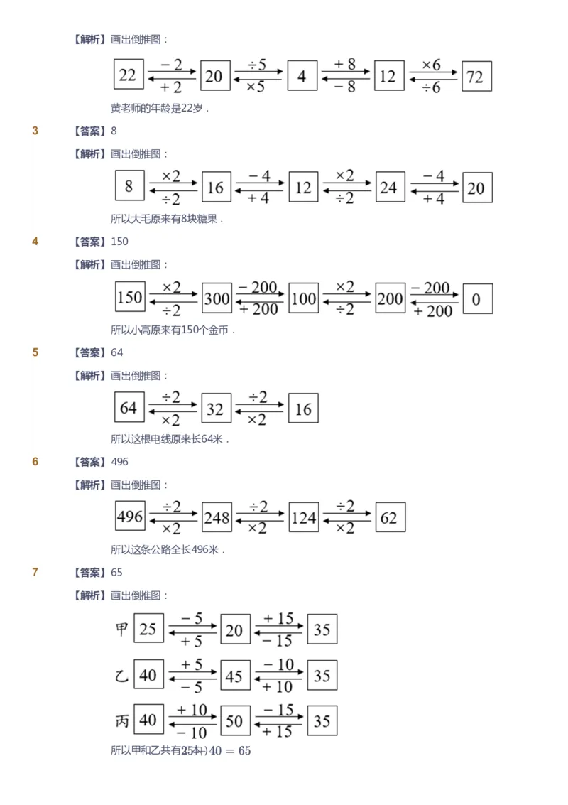 课本+自我巩固+课堂落实（答案）-gs_《爱学习》小学初中数学和奥数资料_高斯数学爱学习课件_1人教小学能力提高_5年级能力提高课件春秋寒暑_5年级能力提高课件暑假-gs出品