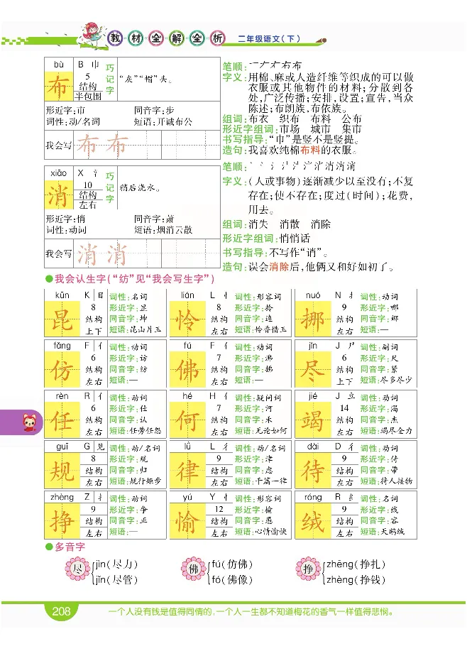 小学教材全解全析-语文2下_《教材全解》小学1-6年级_《小学教材全解全析》_1-6年级下册_语文