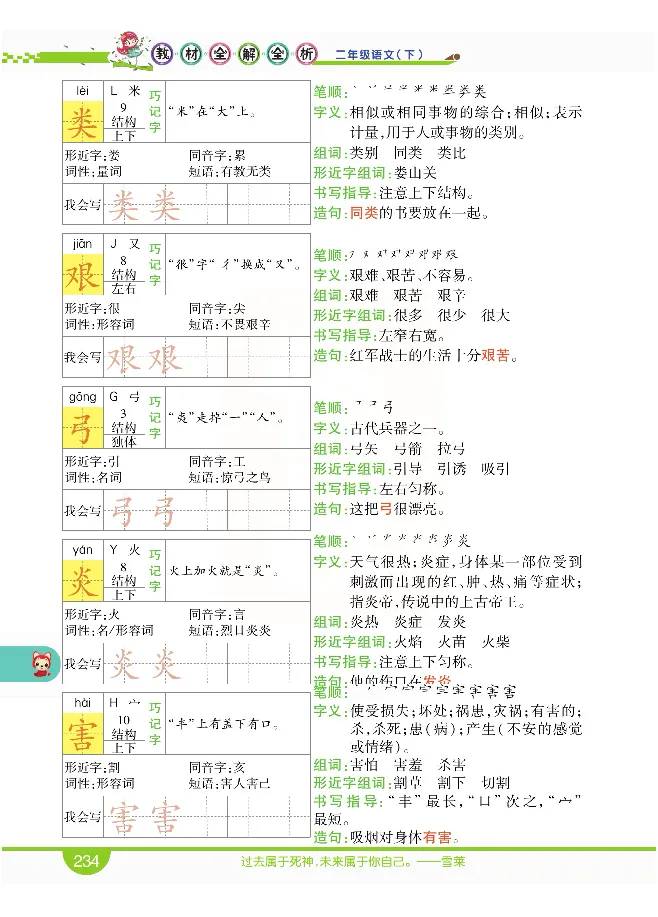 小学教材全解全析-语文2下_《教材全解》小学1-6年级_《小学教材全解全析》_1-6年级下册_语文