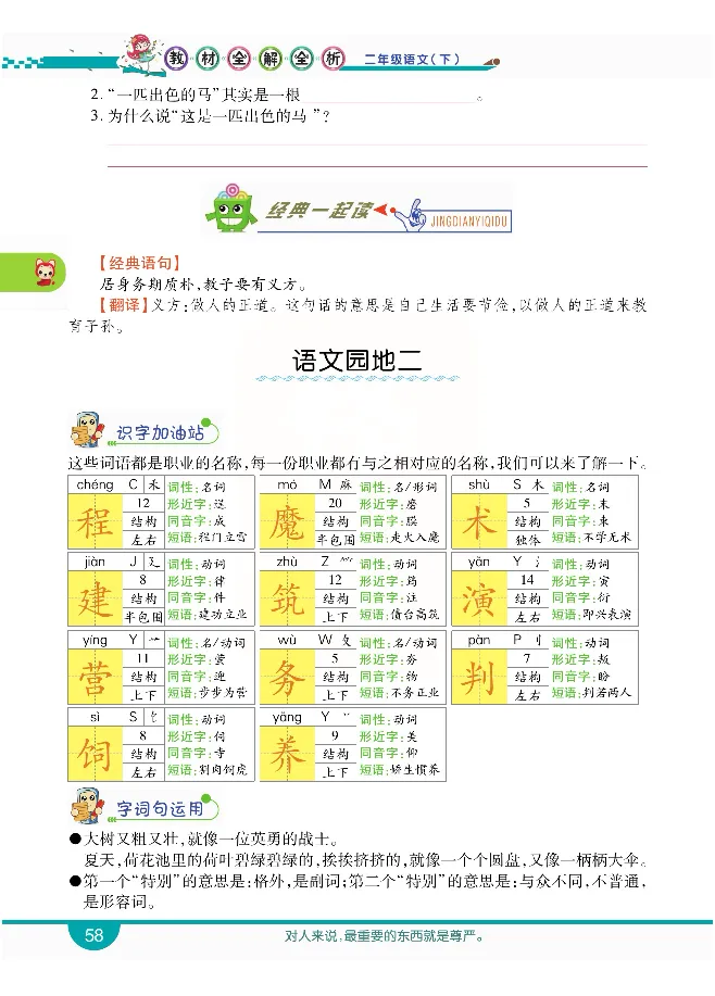 小学教材全解全析-语文2下_《教材全解》小学1-6年级_《小学教材全解全析》_1-6年级下册_语文