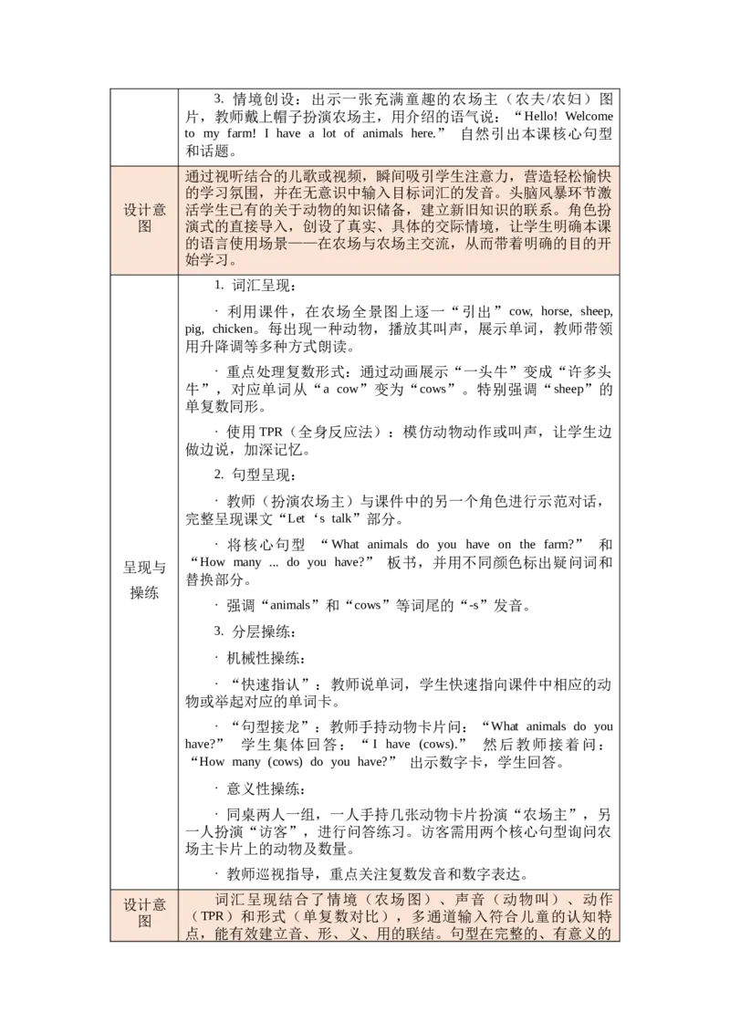 教案第一套（大单元）_4下-新英语人教PEP版（2026持续更新）_04教案（多套齐全）