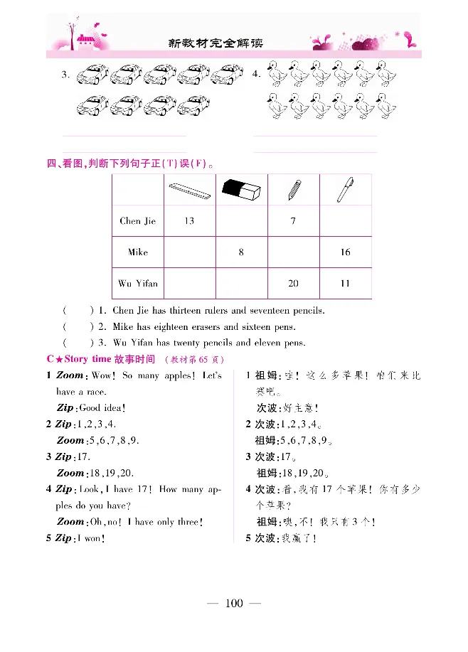新教材完全解读人教pep英语3年级下_《教材全解》小学1-6年级_《新教材完全解读》_小学英语