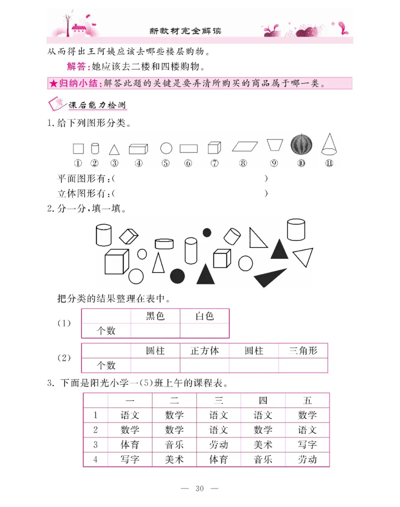 新教材完全解读数学1年级下_《教材全解》小学1-6年级_《新教材完全解读》_小学数学