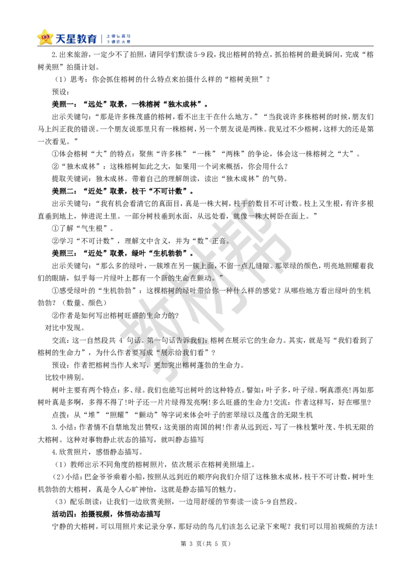 教学设计22《鸟的天堂》_25秋《教材帮练习帮》系列_2026版小学《教材帮整书课件》1-6年级上册（语文）（人教版）_五上_课件+教案统编语文五（上）第7单元-2025秋最新教材