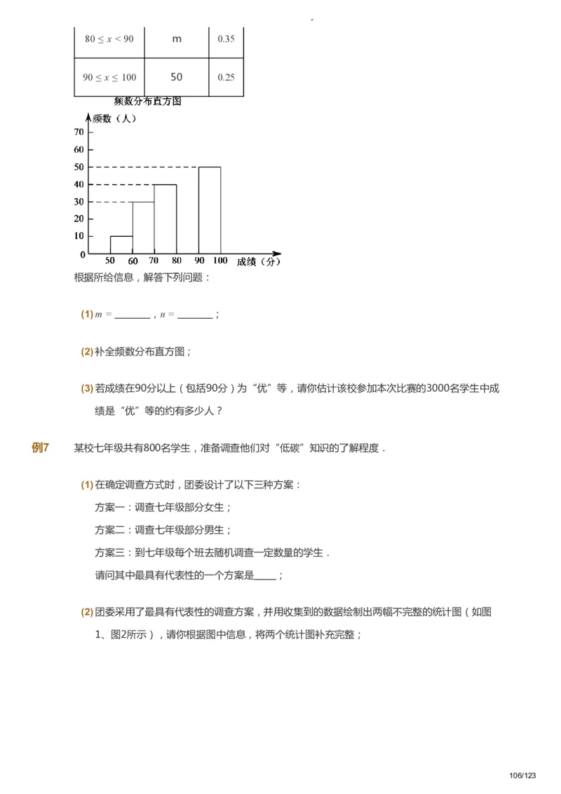 课本+自我巩固+课堂落实_《爱学习》小学初中数学和奥数资料_高斯数学爱学习课件_9北师初中能力提高_初一高斯数学能力提高（北师）_秋7阶课件+电子书_秋数学7阶能力提高电子书