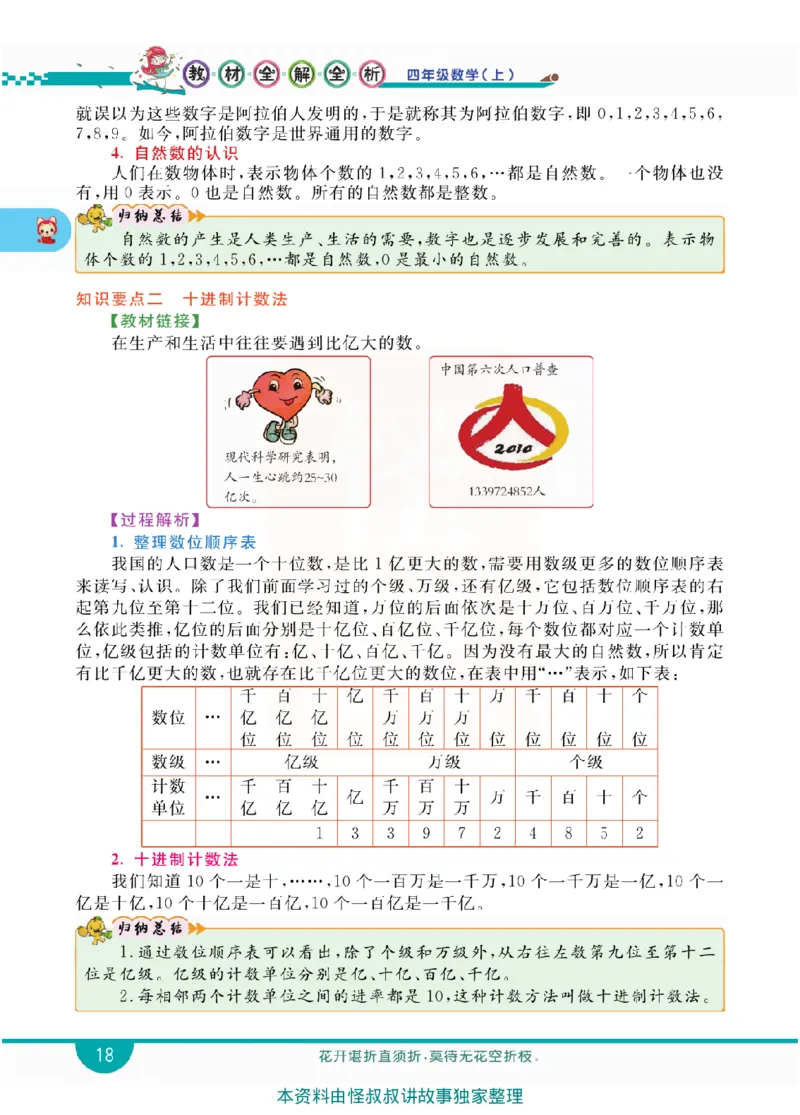 小学教材全解全析-人教数学4上_《教材全解》小学1-6年级_《小学教材全解全析》_1-6年级上册_数学