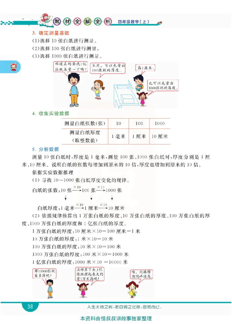 小学教材全解全析-人教数学4上_《教材全解》小学1-6年级_《小学教材全解全析》_1-6年级上册_数学