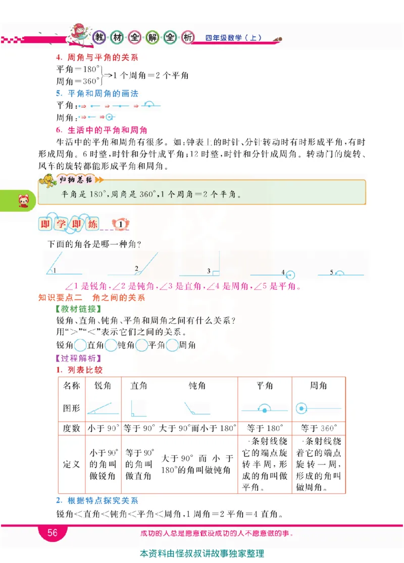 小学教材全解全析-人教数学4上_《教材全解》小学1-6年级_《小学教材全解全析》_1-6年级上册_数学