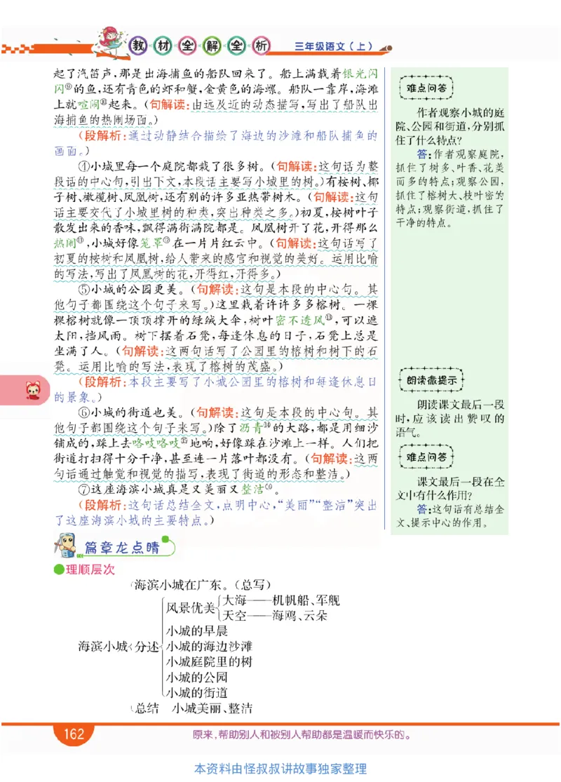 小学教材全解全析-语文3上_《教材全解》小学1-6年级_《小学教材全解全析》_1-6年级上册_语文