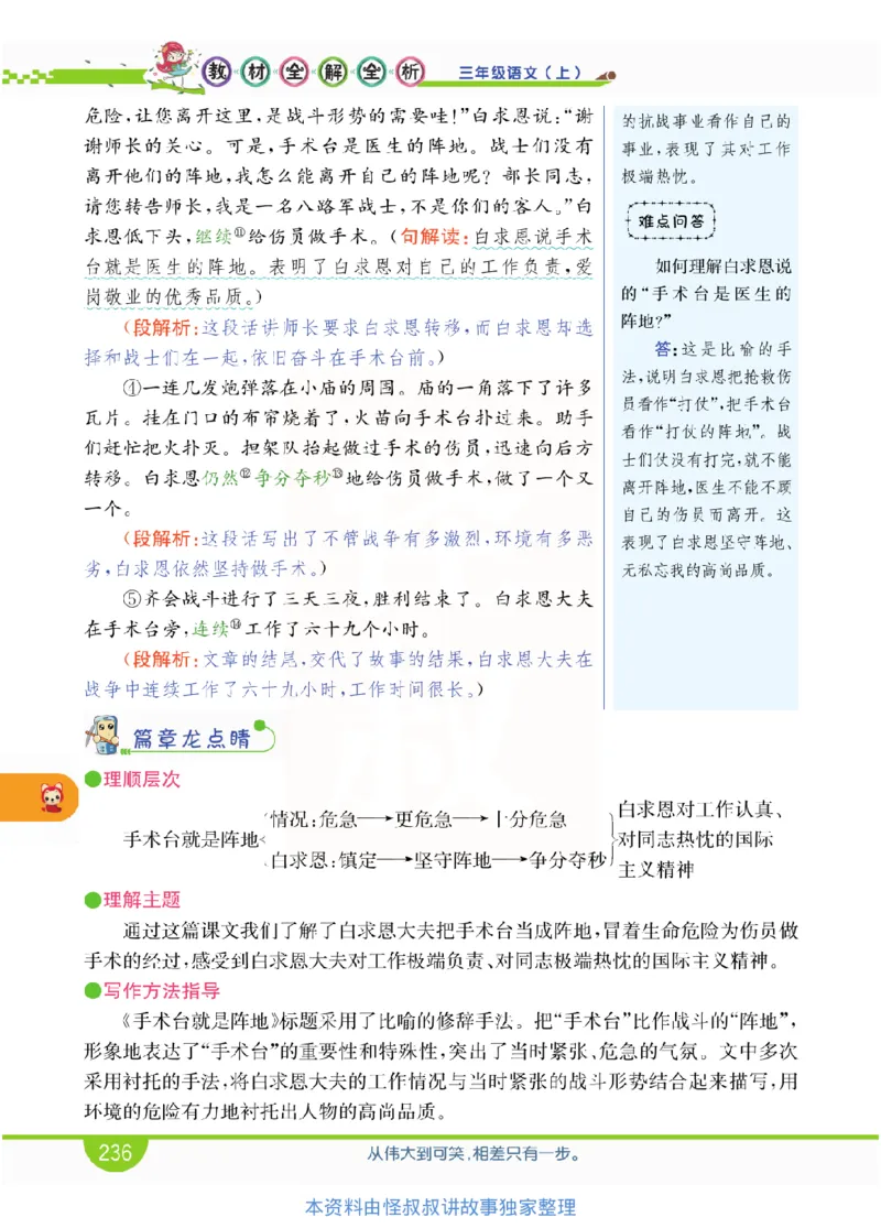 小学教材全解全析-语文3上_《教材全解》小学1-6年级_《小学教材全解全析》_1-6年级上册_语文