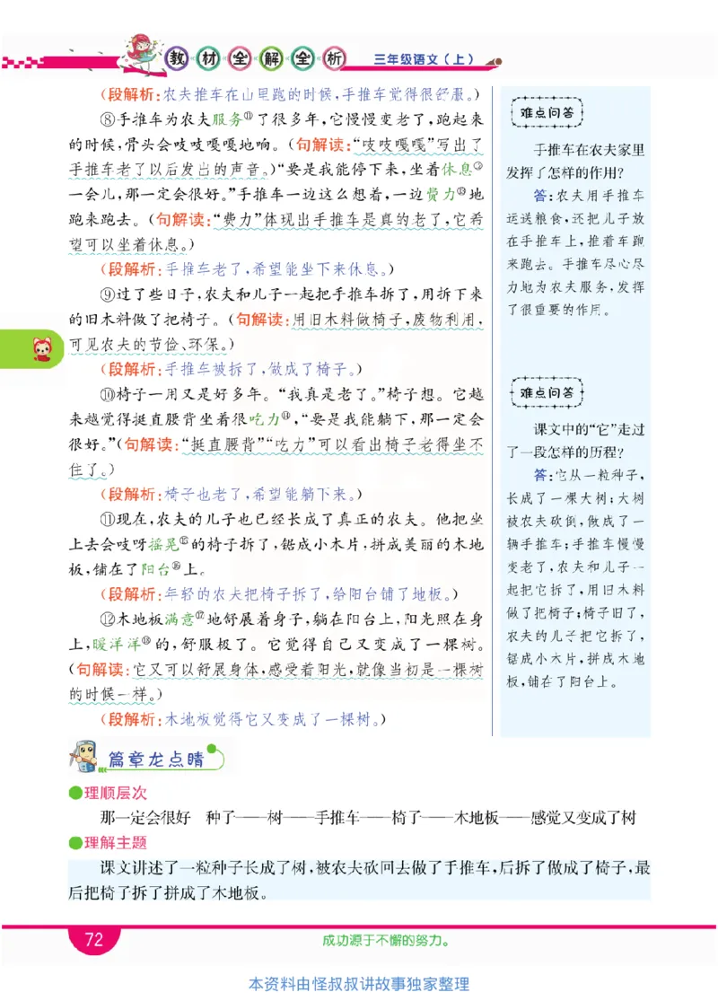 小学教材全解全析-语文3上_《教材全解》小学1-6年级_《小学教材全解全析》_1-6年级上册_语文