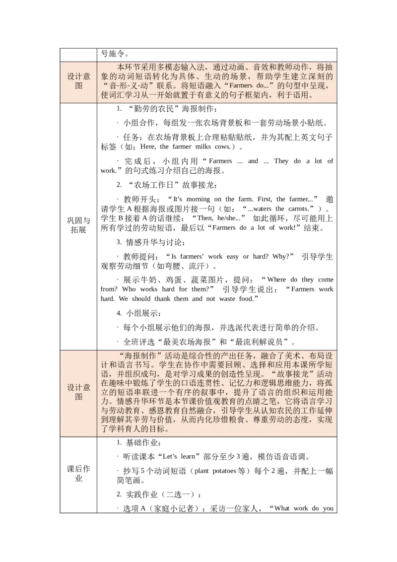 教案第一套（大单元）-全册合集_4下-新英语人教PEP版（2026持续更新）_04教案（多套齐全）