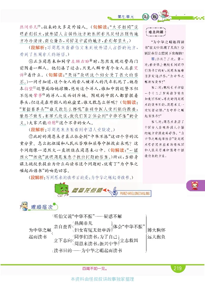 小学教材全解全析-语文4上_《教材全解》小学1-6年级_《小学教材全解全析》_1-6年级上册_语文