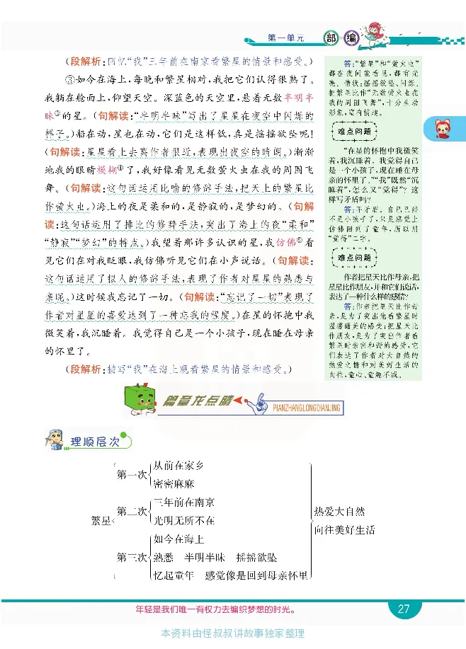 小学教材全解全析-语文4上_《教材全解》小学1-6年级_《小学教材全解全析》_1-6年级上册_语文