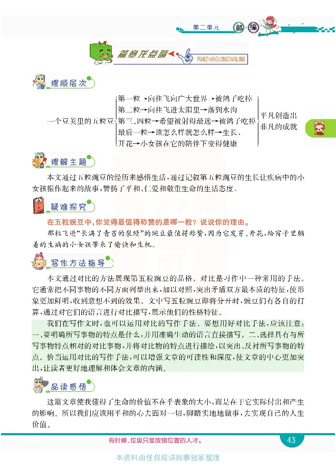 小学教材全解全析-语文4上_《教材全解》小学1-6年级_《小学教材全解全析》_1-6年级上册_语文