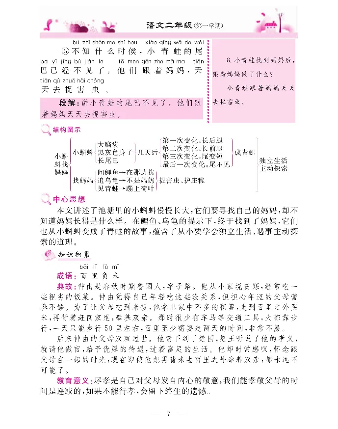 新教材完全解读语文2年级上_《教材全解》小学1-6年级_《新教材完全解读》_小学语文