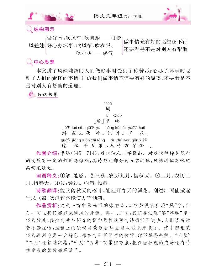 新教材完全解读语文2年级上_《教材全解》小学1-6年级_《新教材完全解读》_小学语文