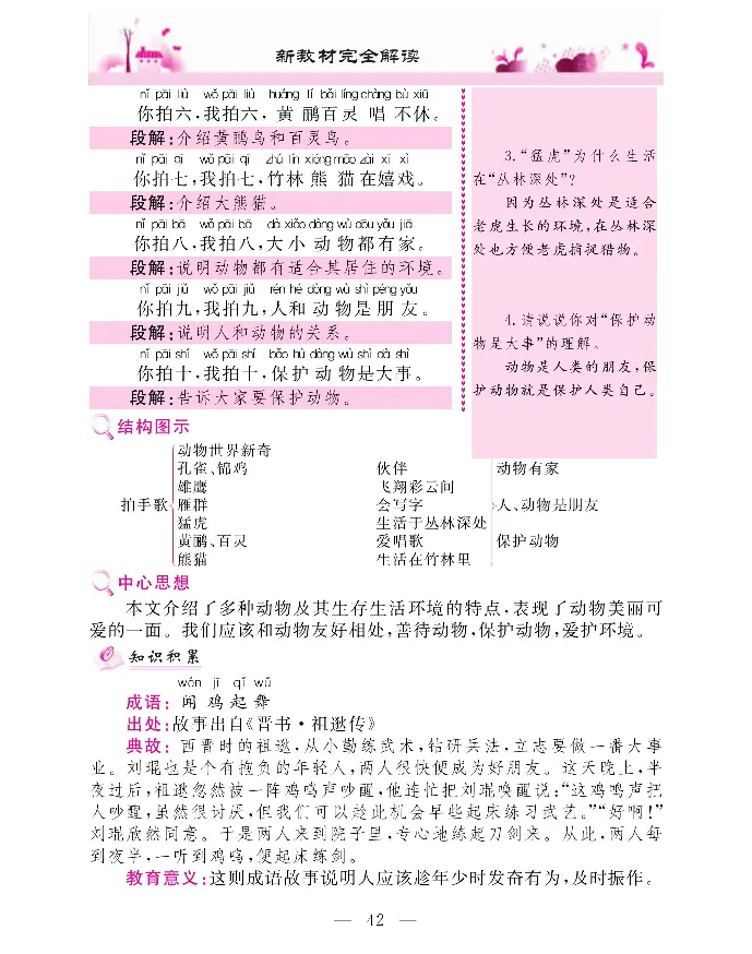 新教材完全解读语文2年级上_《教材全解》小学1-6年级_《新教材完全解读》_小学语文