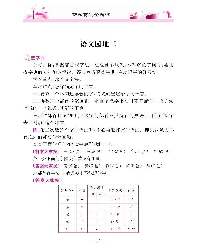 新教材完全解读语文2年级上_《教材全解》小学1-6年级_《新教材完全解读》_小学语文