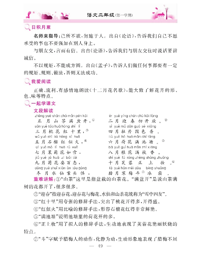新教材完全解读语文2年级上_《教材全解》小学1-6年级_《新教材完全解读》_小学语文