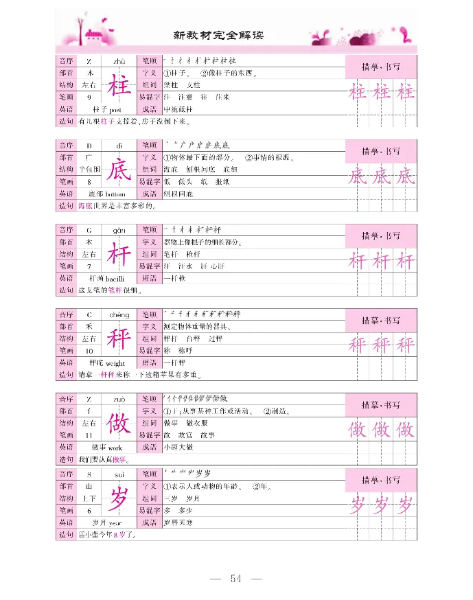 新教材完全解读语文2年级上_《教材全解》小学1-6年级_《新教材完全解读》_小学语文