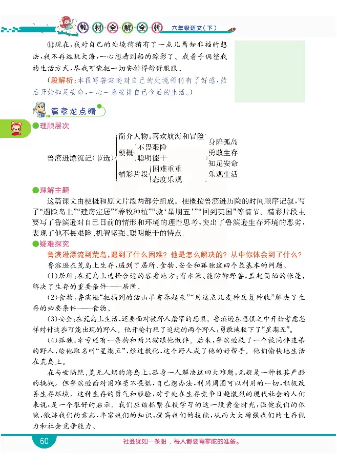 小学教材全解全析-语文6下_《教材全解》小学1-6年级_《小学教材全解全析》_1-6年级下册_语文