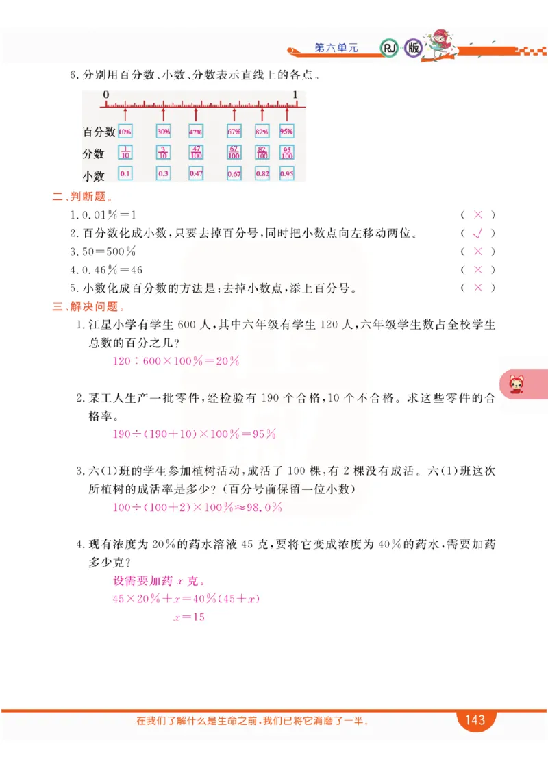 小学教材全解全析-人教数学6上_《教材全解》小学1-6年级_《小学教材全解全析》_1-6年级上册_数学