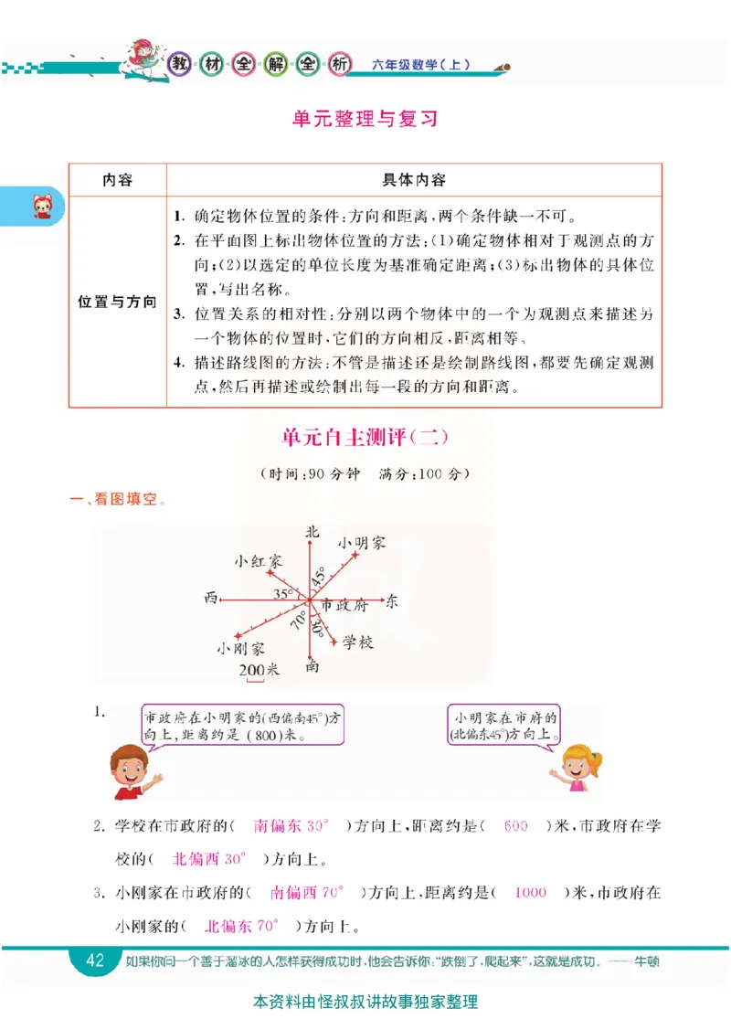 小学教材全解全析-人教数学6上_《教材全解》小学1-6年级_《小学教材全解全析》_1-6年级上册_数学