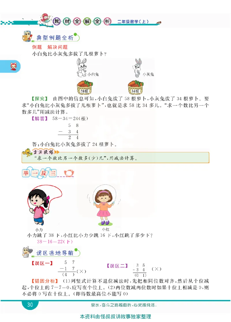 小学教材全解全析-人教数学2上_《教材全解》小学1-6年级_《小学教材全解全析》_1-6年级上册_数学