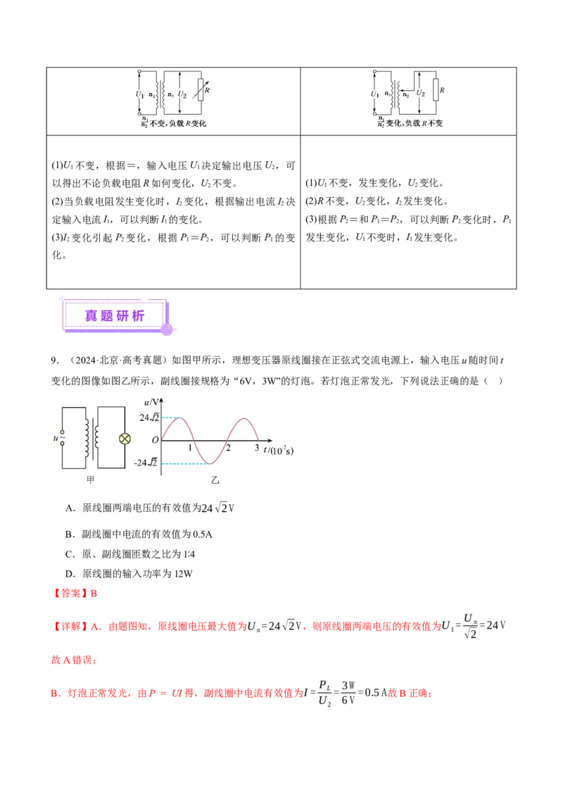 专题12恒定电流与交变电流（讲义）（解析版）_03高考英语_2025年新高考资料_二轮复习_01高考语文等多个文件_上好课2025年高考物理二轮复习讲练测（新高考通用）