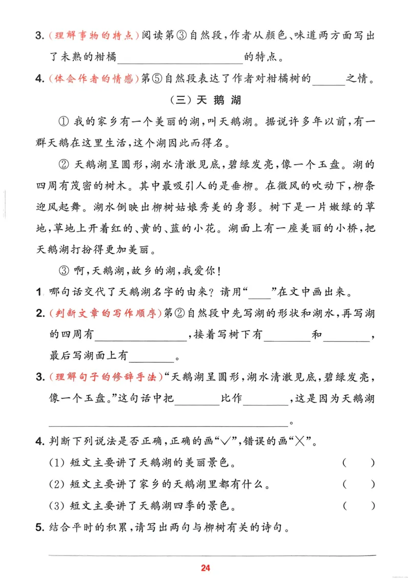 语文2年级上册：阅读力拔尖攻略_25秋《拔尖特训》小学语数英各版本_1-6年级语文人教版上册25秋《拔尖特训》_二年级语文人教版上册25秋《拔尖特训》