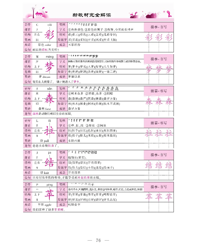 新教材完全解读语文2年级下_《教材全解》小学1-6年级_《新教材完全解读》_小学语文