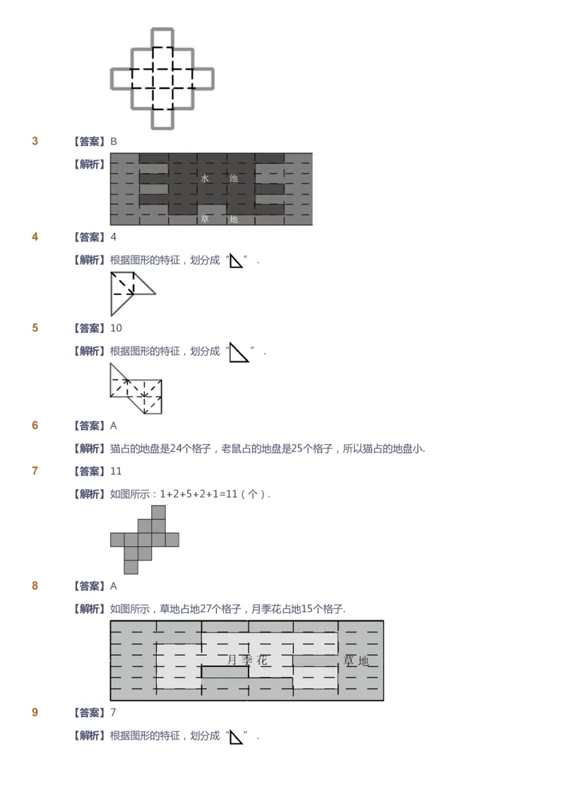 课本+自我巩固+课堂落实（答案）_《爱学习》小学初中数学和奥数资料_高斯数学爱学习课件_2人教小学能力强化_一年级高斯数学能力强化_春数学1阶能力强化