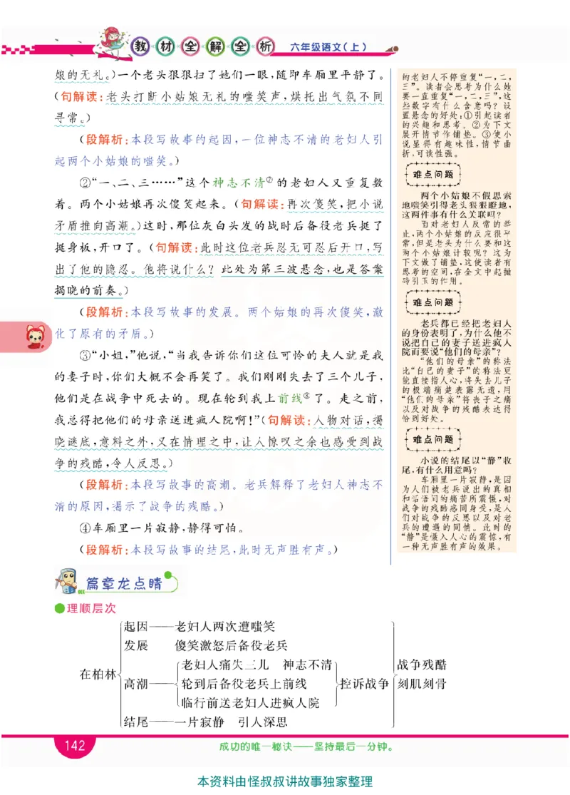 小学教材全解全析-语文6上_《教材全解》小学1-6年级_《小学教材全解全析》_1-6年级上册_语文