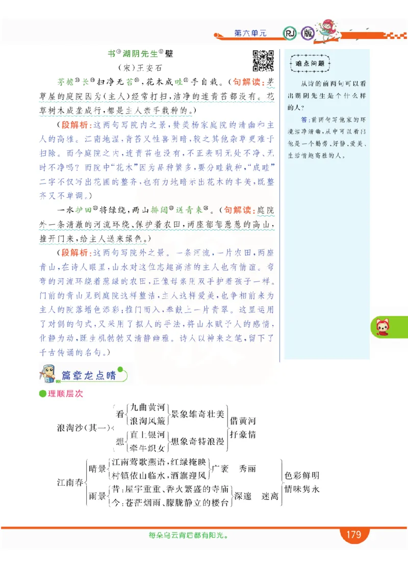 小学教材全解全析-语文6上_《教材全解》小学1-6年级_《小学教材全解全析》_1-6年级上册_语文