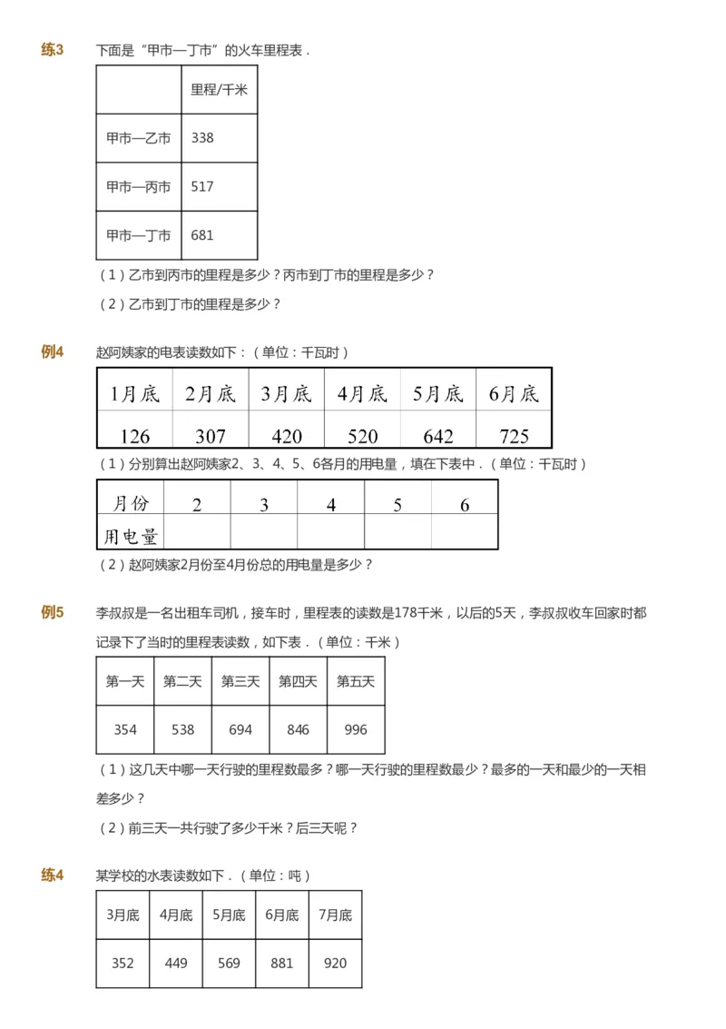课本+自我巩固+课堂落实_《爱学习》小学初中数学和奥数资料_高斯数学爱学习课件_8北师小学能力提高_爱学习北师大1-6能力提高课件3+4_数学3阶能力提高_秋数学3阶能力提高