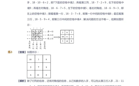 课本+自我巩固+课堂落实（答案）_《爱学习》小学初中数学和奥数资料_高斯数学爱学习课件_3奥数思维突破_高斯爱学习思维突破奥数1-6阶四季版12年级_2年级思维突破春秋寒暑课件_186