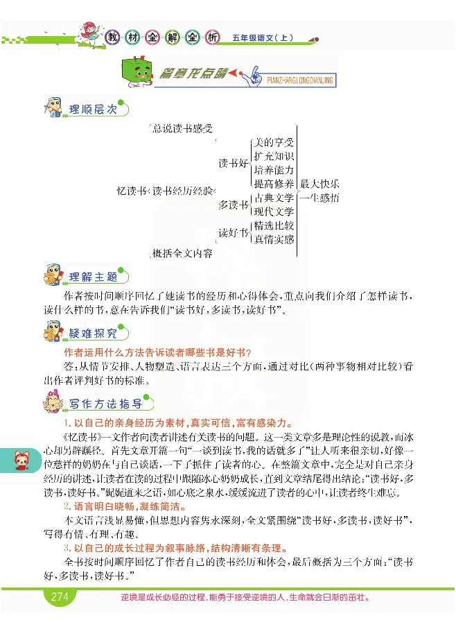 小学教材全解全析-语文5上_《教材全解》小学1-6年级_《小学教材全解全析》_1-6年级上册_语文