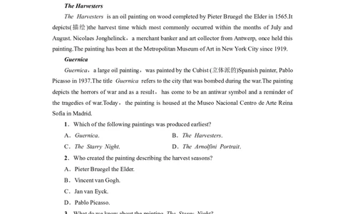 专题12文化与艺术人物及作品-2024年高考英语一轮复习主题词汇&阅读一遍过_03高考英语_新高考复习资料_2024年新高考资料_专项复习资料_完2024年高考英语一轮复习主题词汇&阅读一遍过