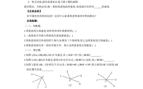 2.1第2课时垂线_北师大初中数学_7下-北师大版初中数学_7下-初中数学北师大版（旧版）赠送_04学案