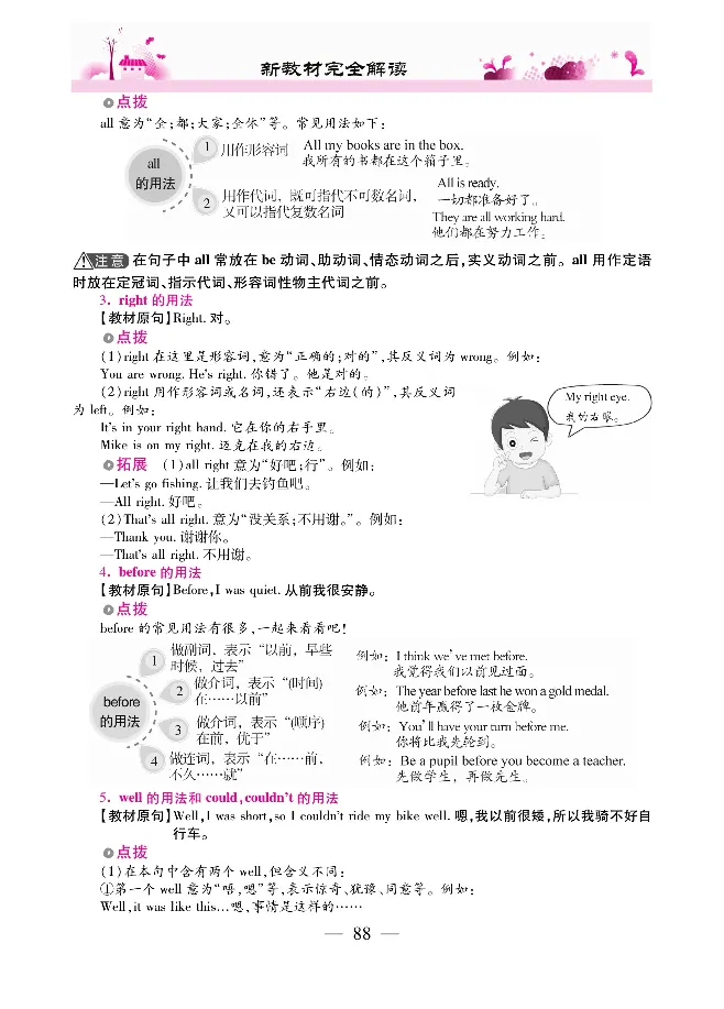 新教材完全解读人教pep英语6年级下_《教材全解》小学1-6年级_《新教材完全解读》_小学英语